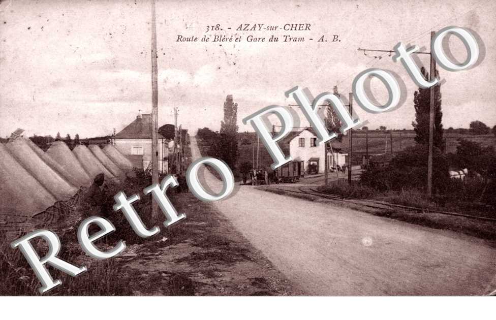 Route de Blere et gare du tram