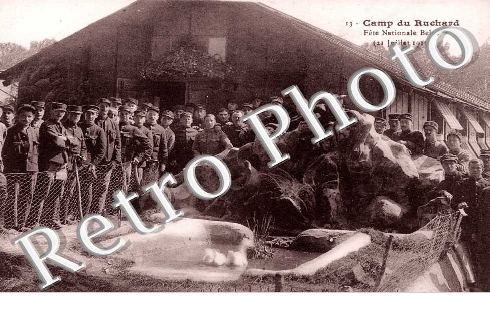 camp du Ruchard  - Fete nationale Belge 21 juillet 1916