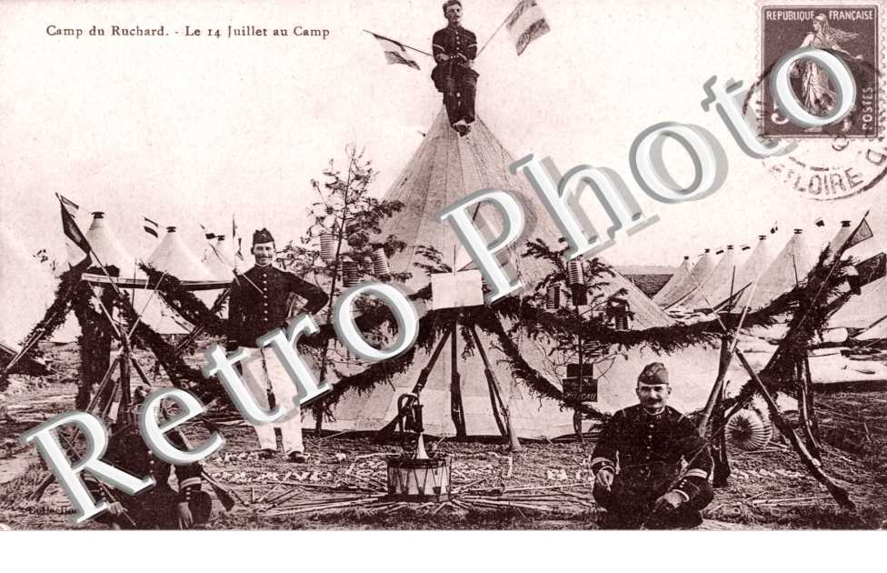 camp du Ruchard  - le 14 juillet