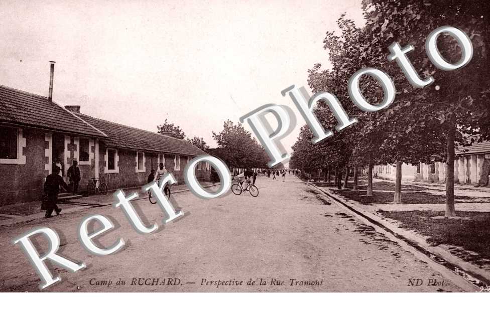 camp du Ruchard  - Perspective de la rue Tramont