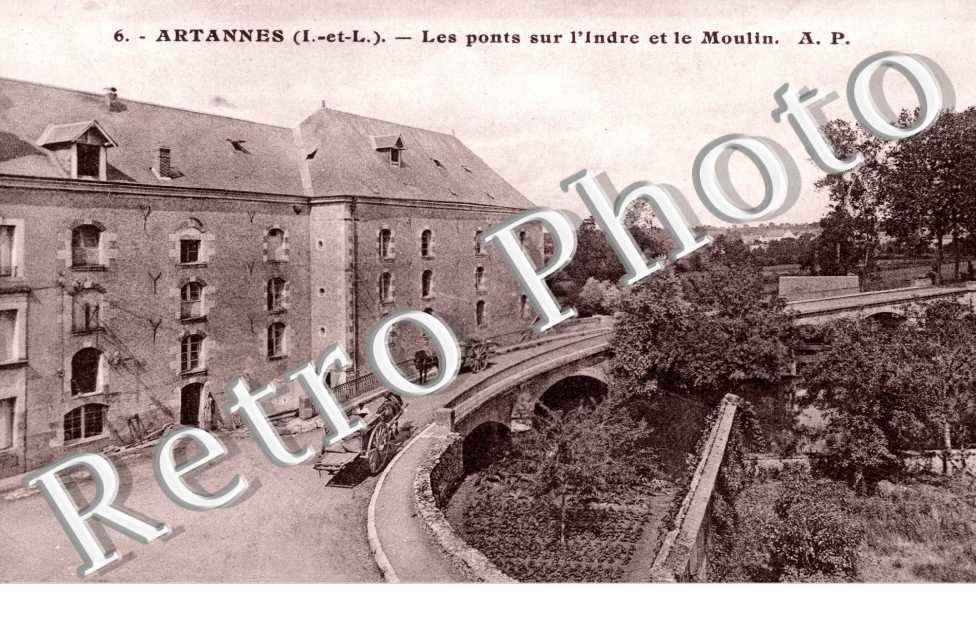 Les Ponts sur l'Indre et le Moulin