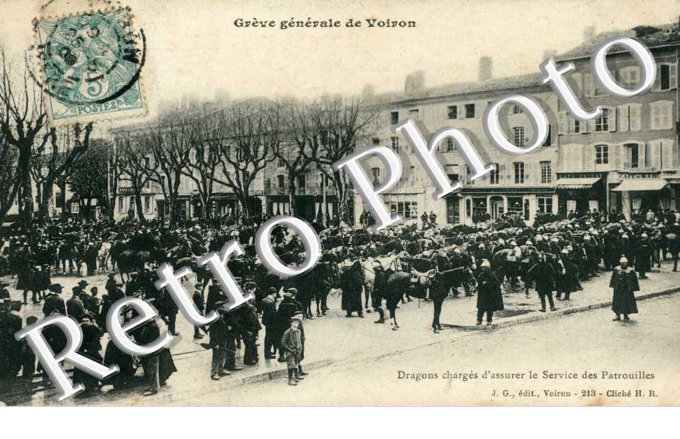 Greve generale, Dragons charges d'assurer le Service des Patrouilles