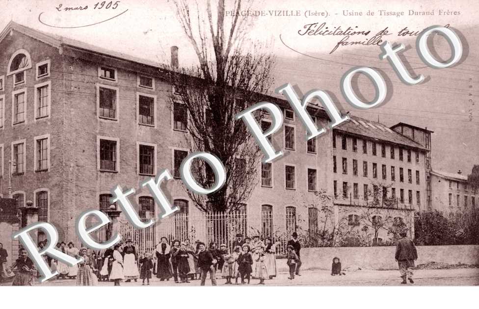 Peage de Vizille, Usine de Tissage Durand Freres