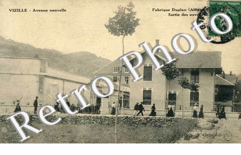 Avenue Nouvelle, Fabrique Duplan, Sortie des ouvriers