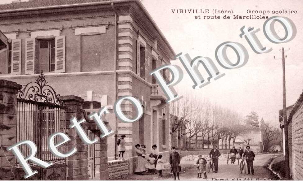 Groupe scolaire et route de Marcilloles