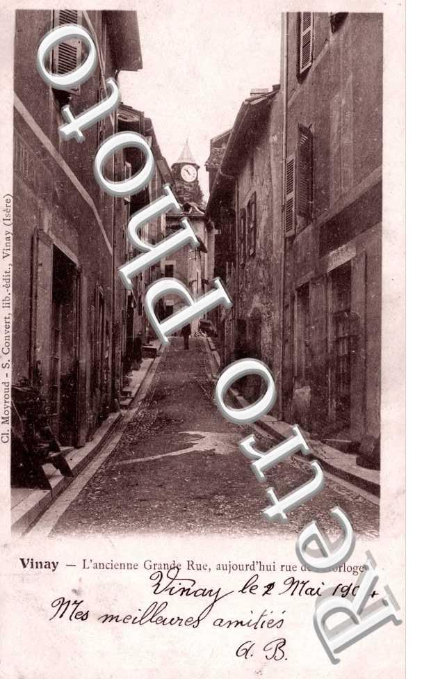 l'ancienne grande rue , rue de l'Horloge