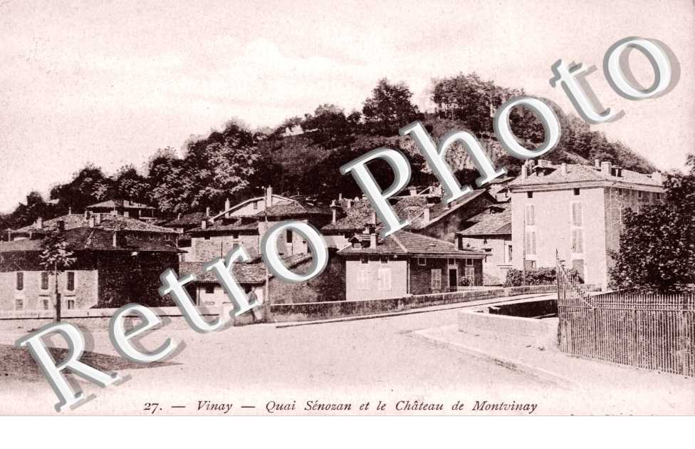 Quai Senozan et le Chateau de Montvinay
