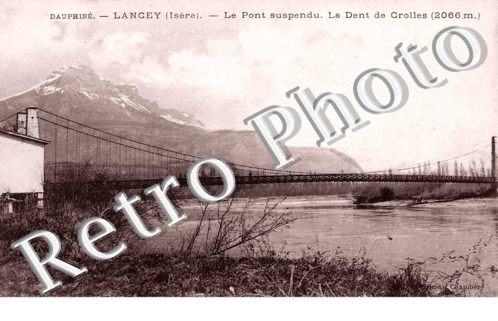 le Pont suspendu, la Dent de Crolles, Lancey