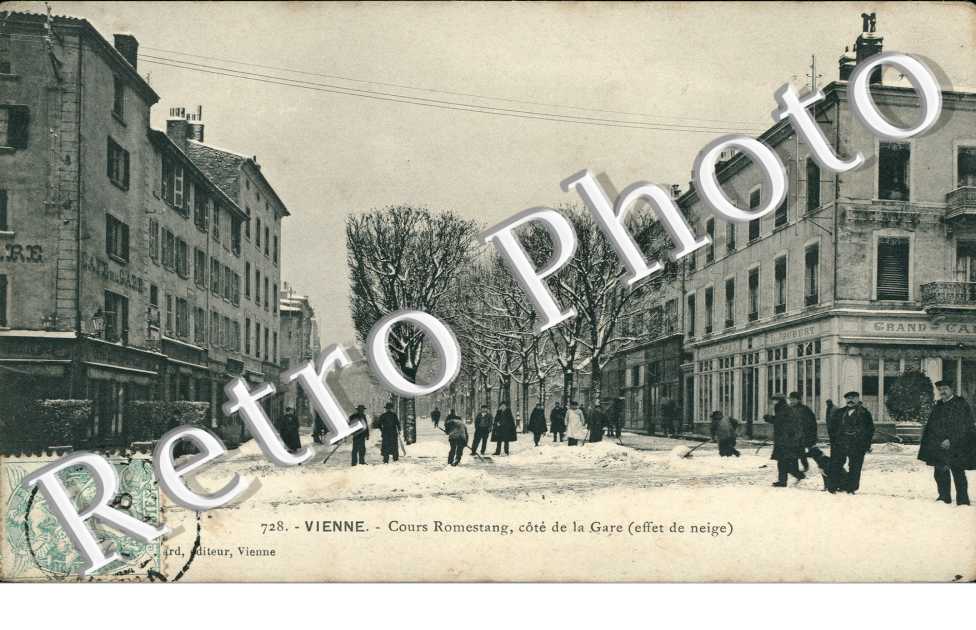 Cours Romestang, Cote de la Gare, Effet de Neige