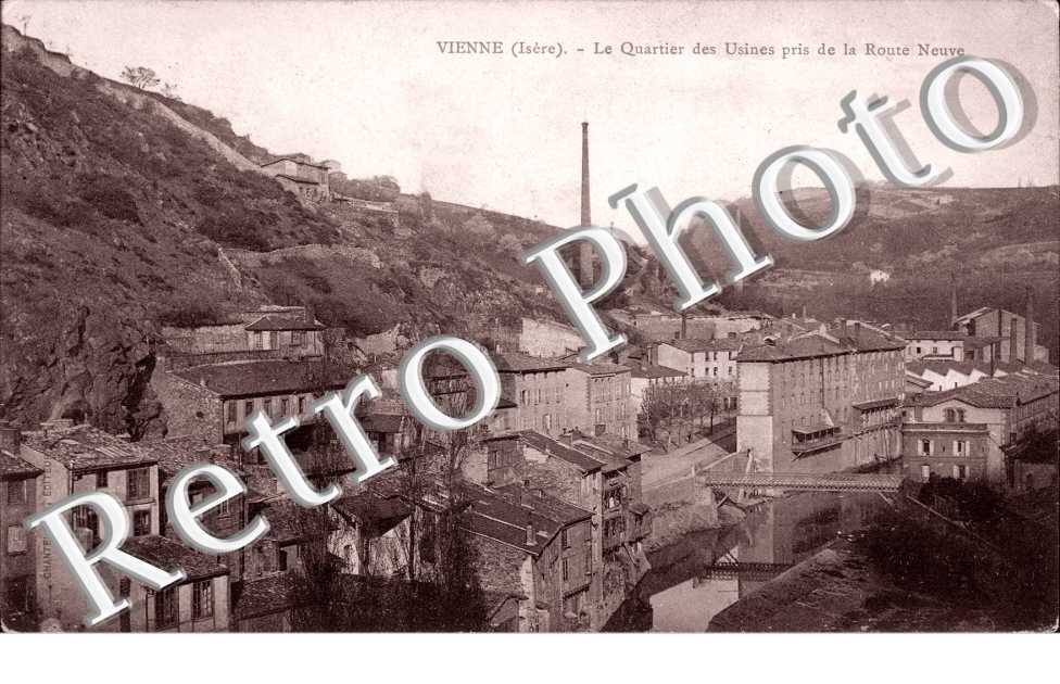 le Quartier des Usines prise de la Route Neuve