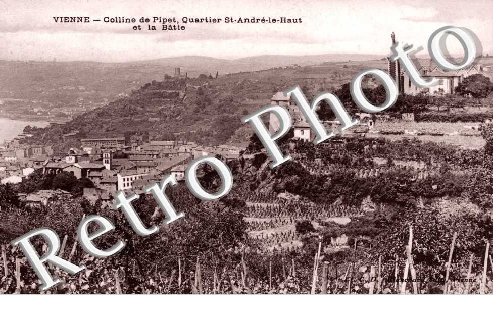 Colline de Pipet, Quartier Saint-Andre-le-Haut et la Batie