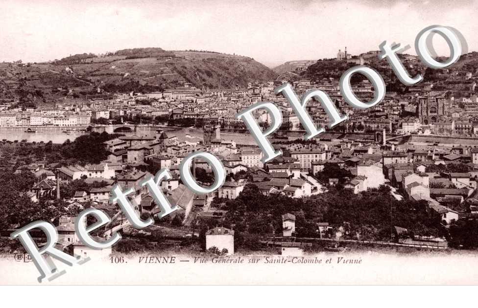 Vue Generale sur Sainte-Colombe et Vienne