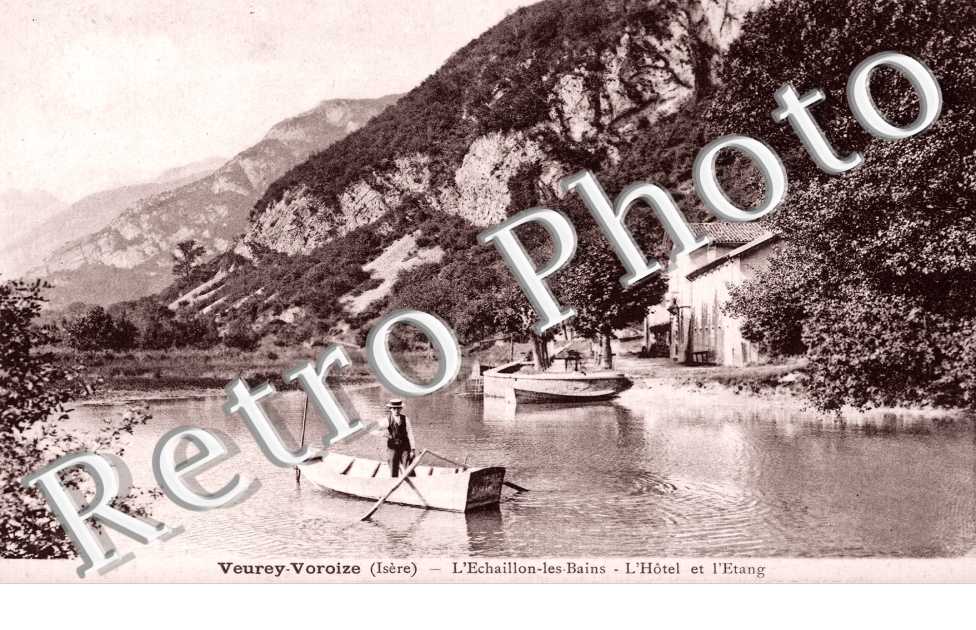 l'Echaillon-les-Bains, l'hotel et l'etang