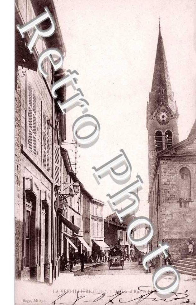 la grande rue et l'eglise