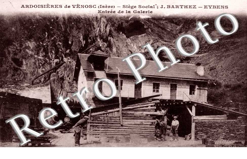 Ardoisieres de Venosc, entree de la galerie