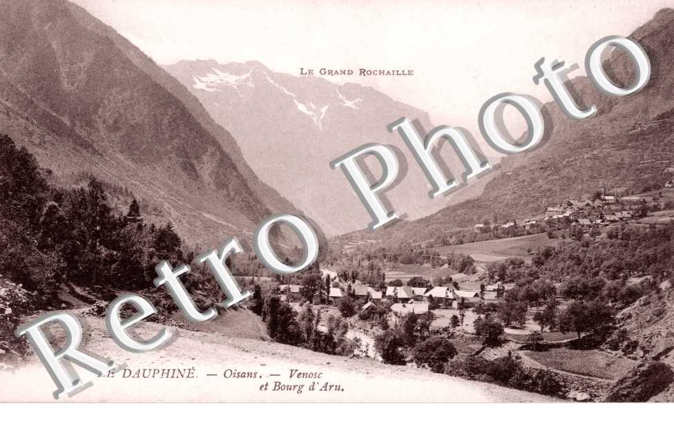 Venosc et le bourg d'Aru