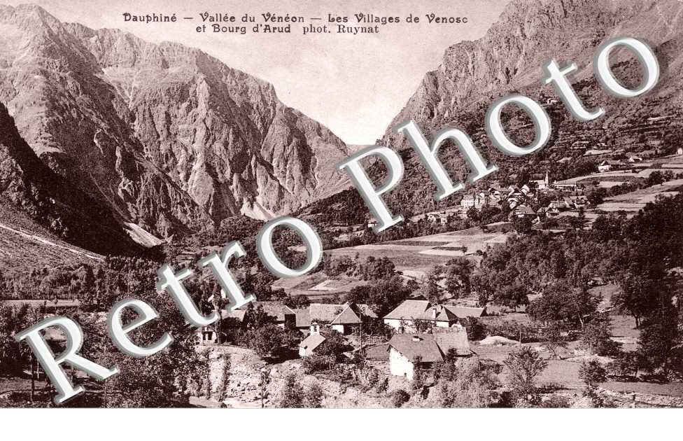 Venosc et le bourg d'Arud