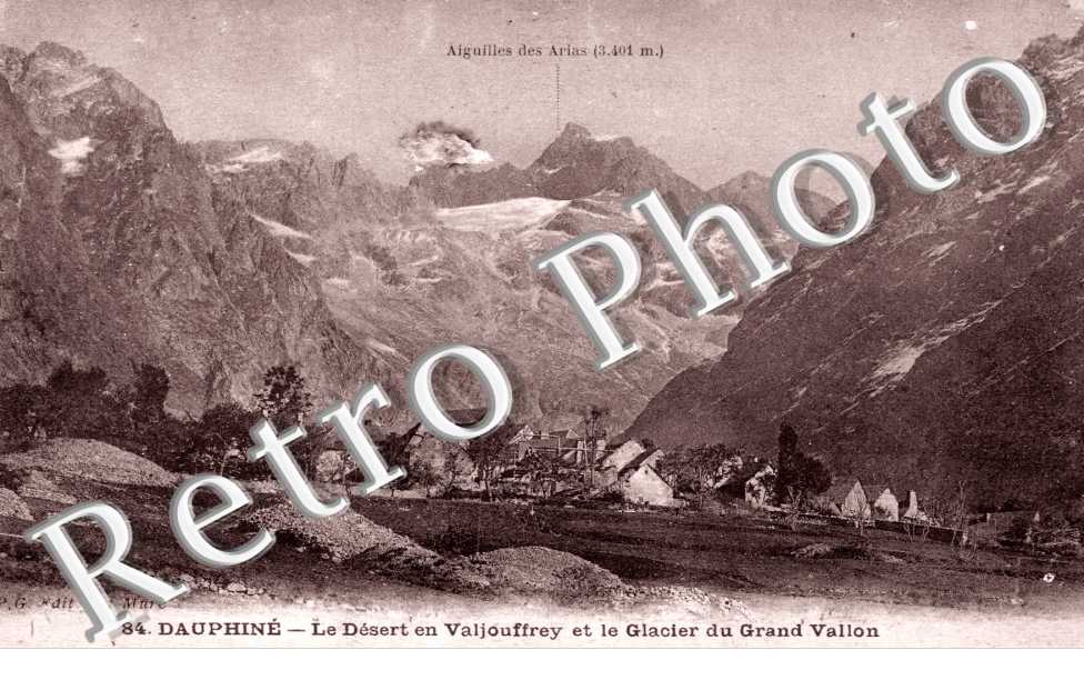 Vue generale et le Glacier du Grand Vallon
