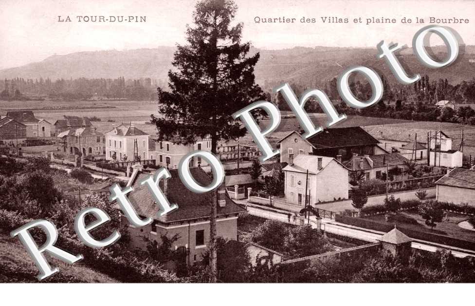 Quartier des Villas et plaine de la Bourbre