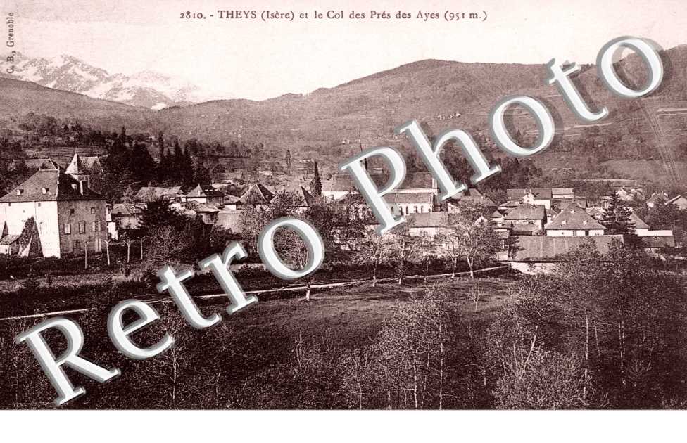 Vue generale et le Col des Pres des Ayes