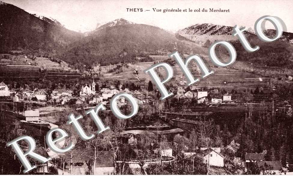 Vue Generale et le Col du Merdaret