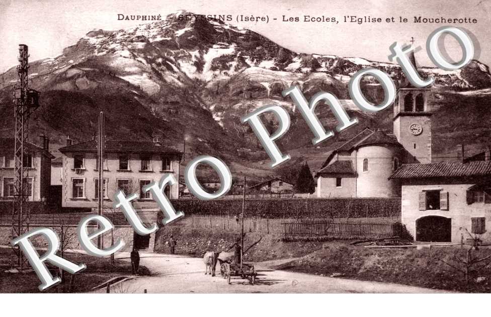 les ecoles, l'eglise et la Moucherotte