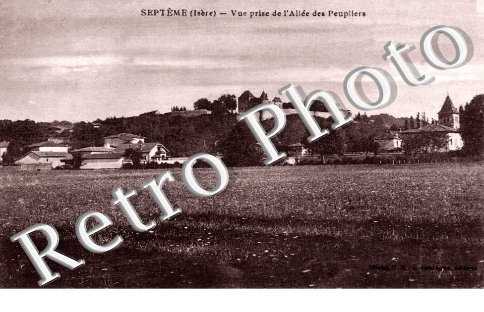 vue prise de l'allee des Peupliers