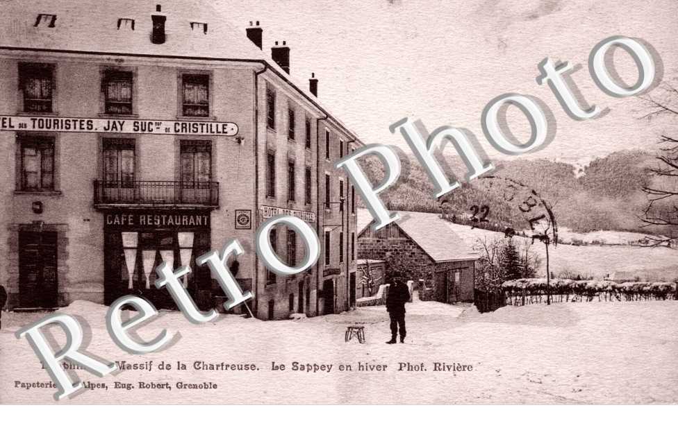 Le Sappey en hiver Hotel des touristes Jay Suc. de Cristille