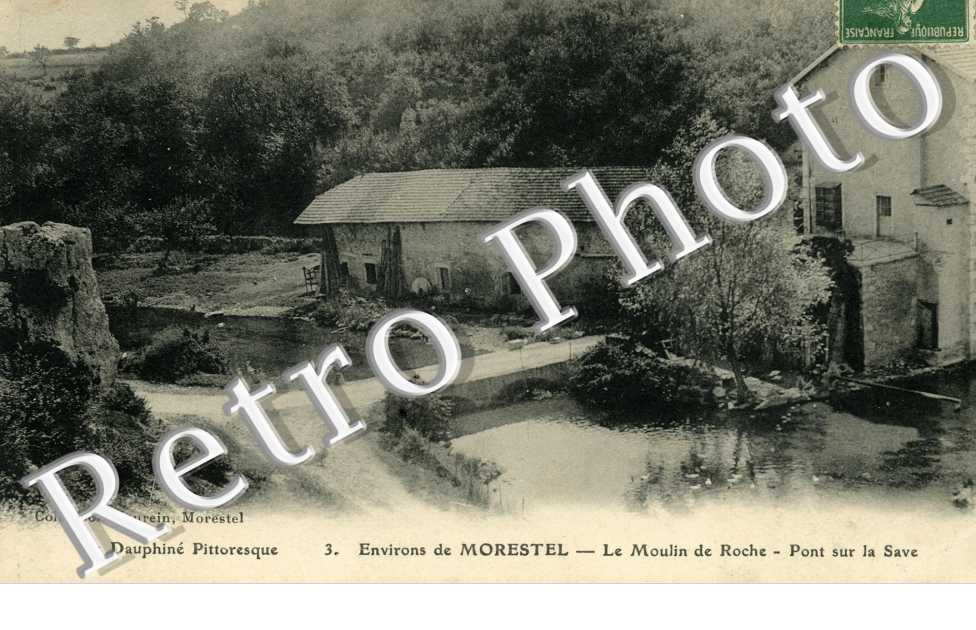 le moulin de la roche, pont sur la Save