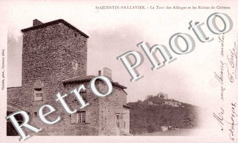 La tour des Allinges et les ruines du château