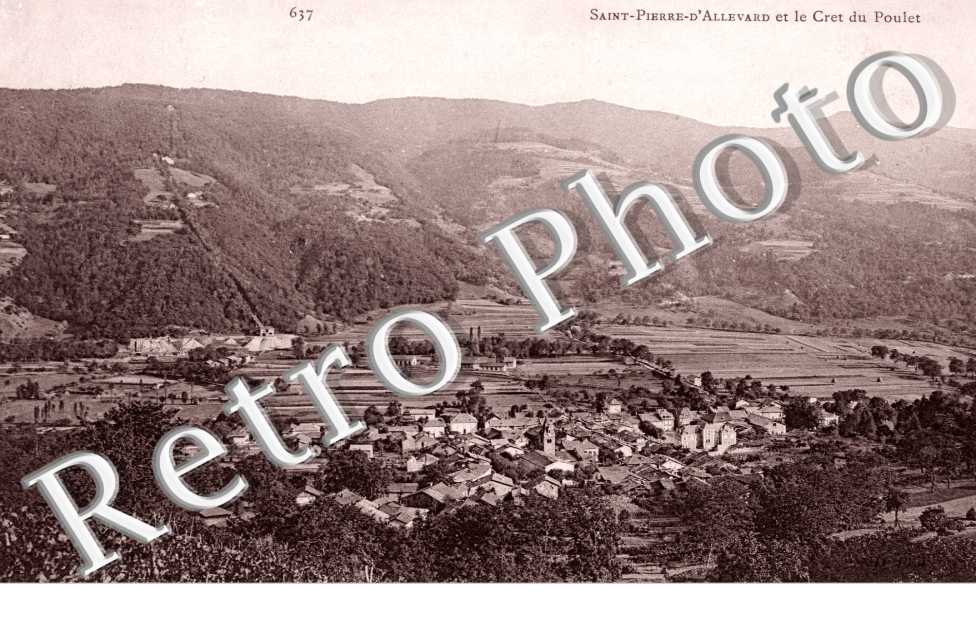 Saint-Pierre d'Allevard et le Cret du Poulet