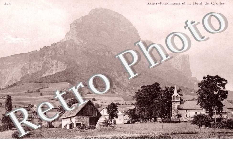 le village et la dent de Crolles