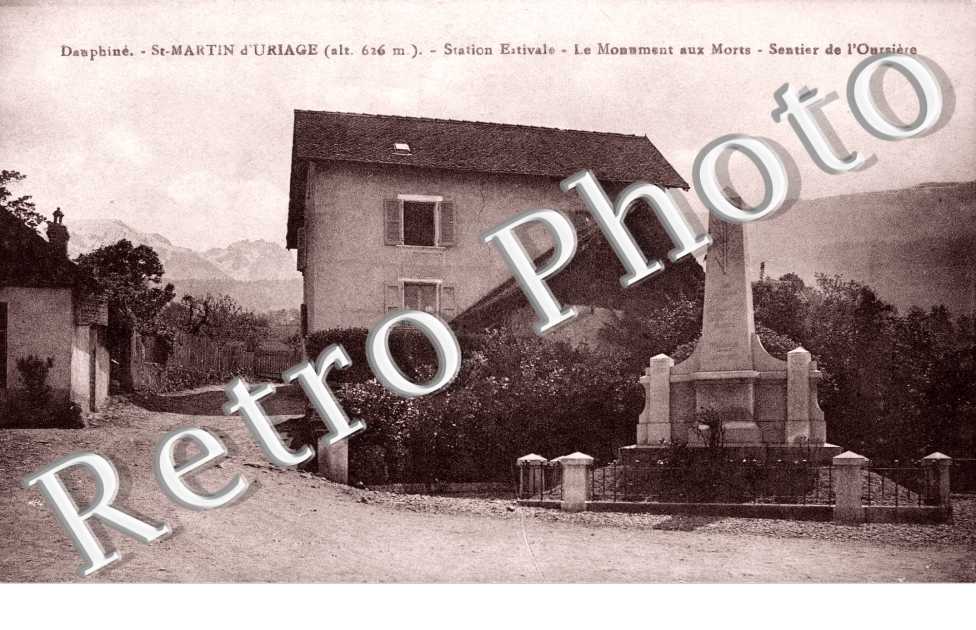 station estivale, le monument aux morts, sentier de l'oursiere