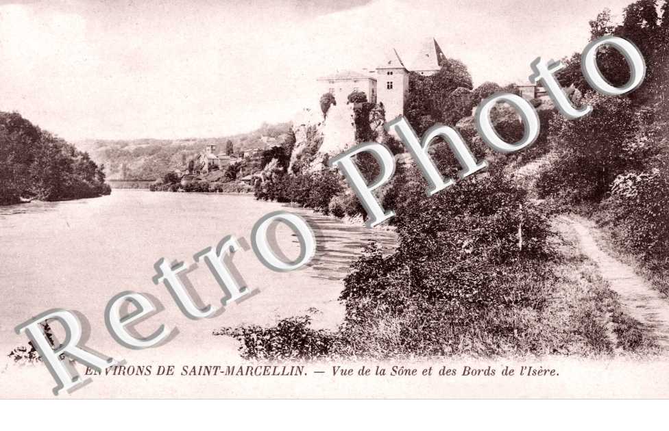 Vue de la Saone et des Bords de l'Isere