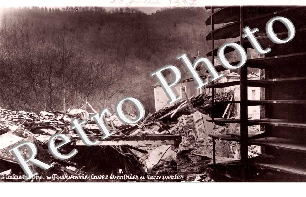 Catastrophe de Fourvoirie, Caves eventrees et recouvertes, 23 janvier 1937