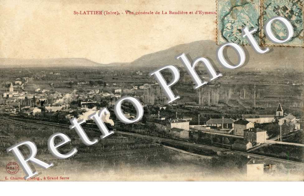 Vue Generale de La Baudiere et d'Eymeux