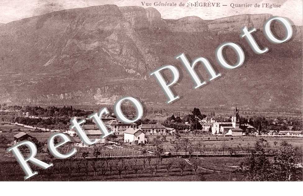 Vue generale et Quartier de l'Eglise