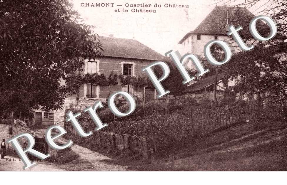 Chamont, Quartier du Chateau et le Chateau