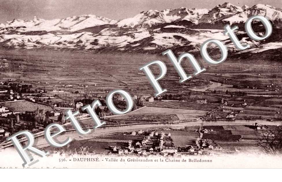 Vallee du Gresivaudan et la chaine de Belledonne