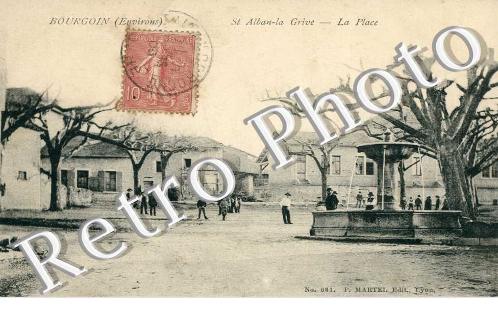 Saint Alban la Grive  -  La Place