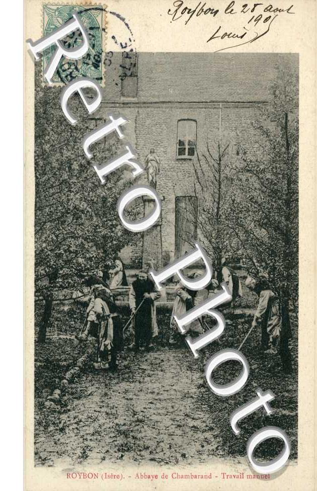 abbaye de Chambarand, travail manuel