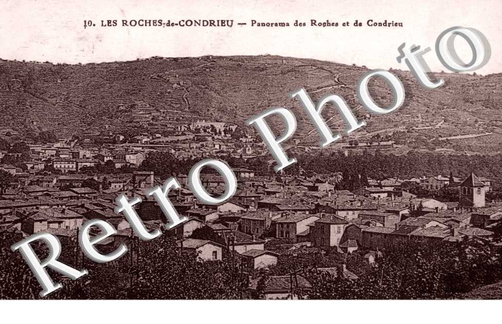 Panorama des Roches et de Condrieu