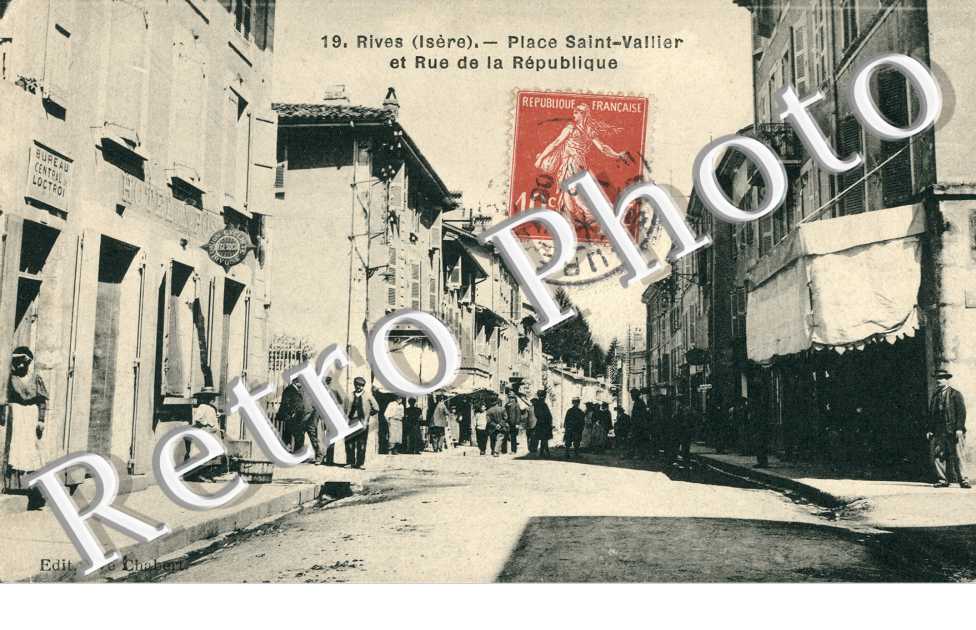 Place Saint Vallier et Rue de la Republique