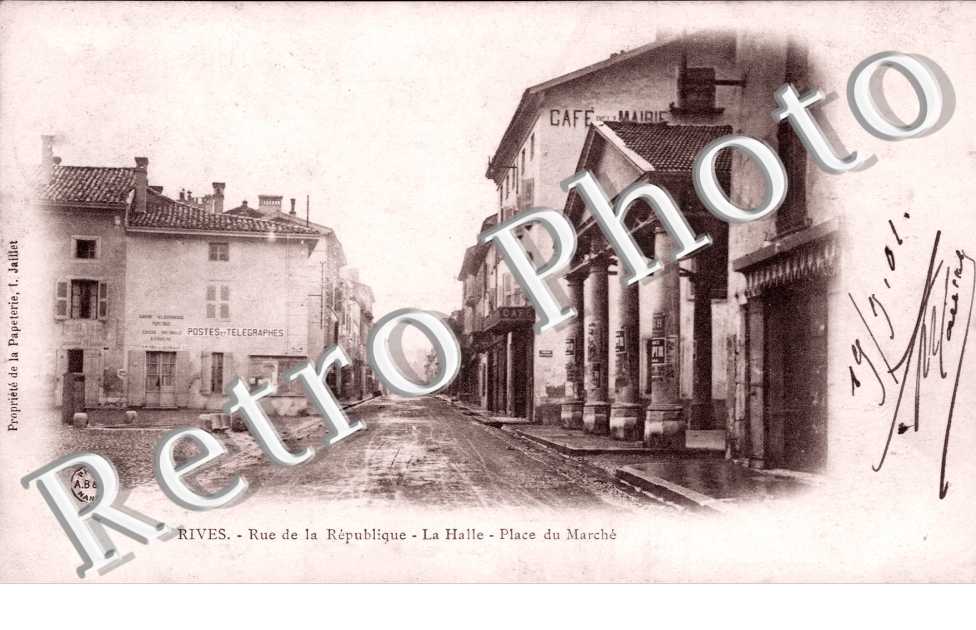 Rue de la Republique, Place du Marche et la Halle