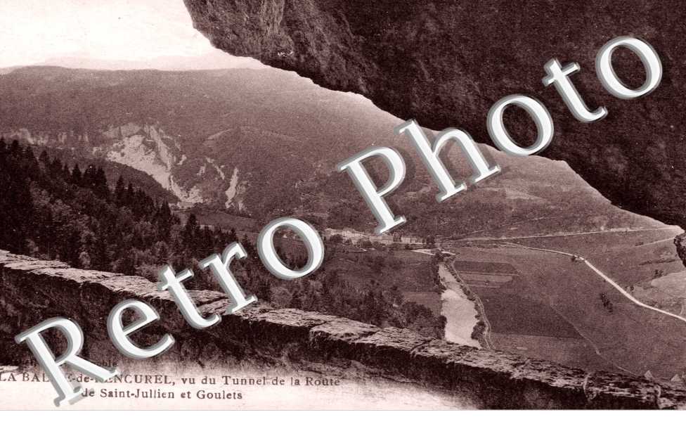Vu du Tunnel de la Route de Saint-Julien et Goulets