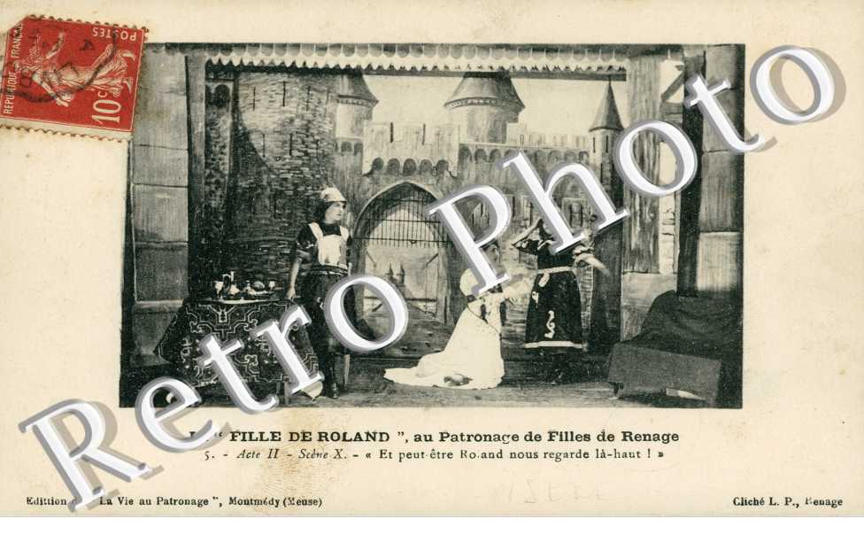 la "fille de Roland" au patronage des filles de Renage