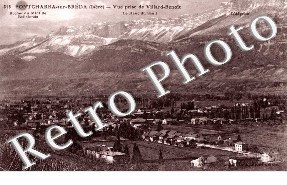 Vue prise de Villard-Benoit