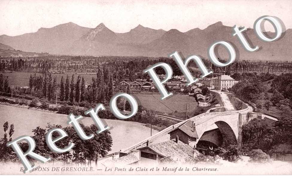 les Ponts de Claix et le Massif de la Chartreuse
