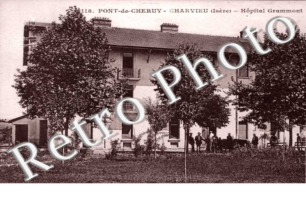 PONT DE CHERUY. Hopital Grammont, Charvieu