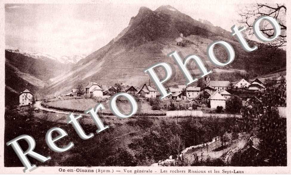 Vue Generale, les Rochers Rissioux et les Sept-Laux